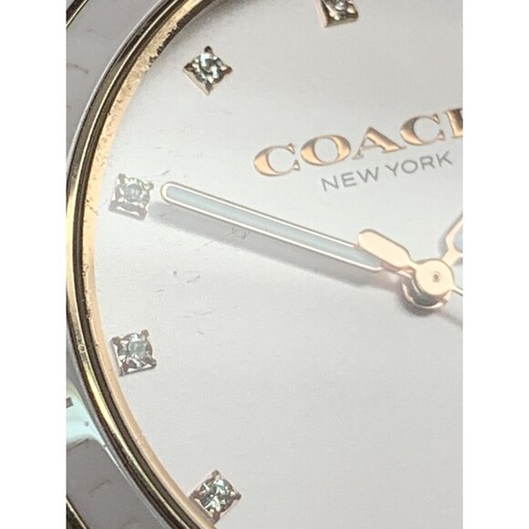 Coach Women's Watch 14503264 Rose Pink Ceramic Case Quartz 36mm Leather … - Picture 7 of 13